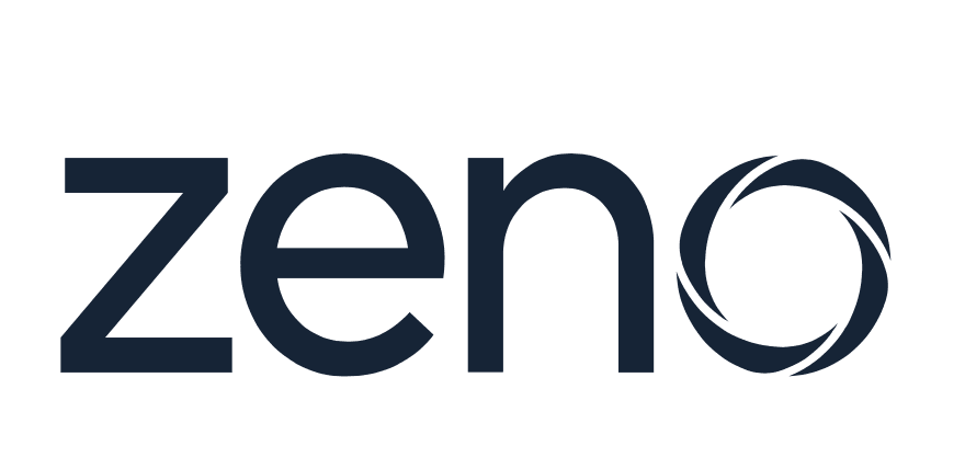 a logo of the wellbeing company Zeno